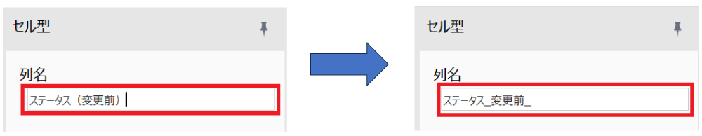 カッコを入力するとアンダーバーに置き換わる