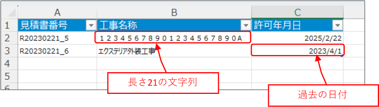 長さ21の文字列、過去の日付