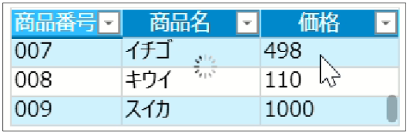 初期表示の件数を設定した画面